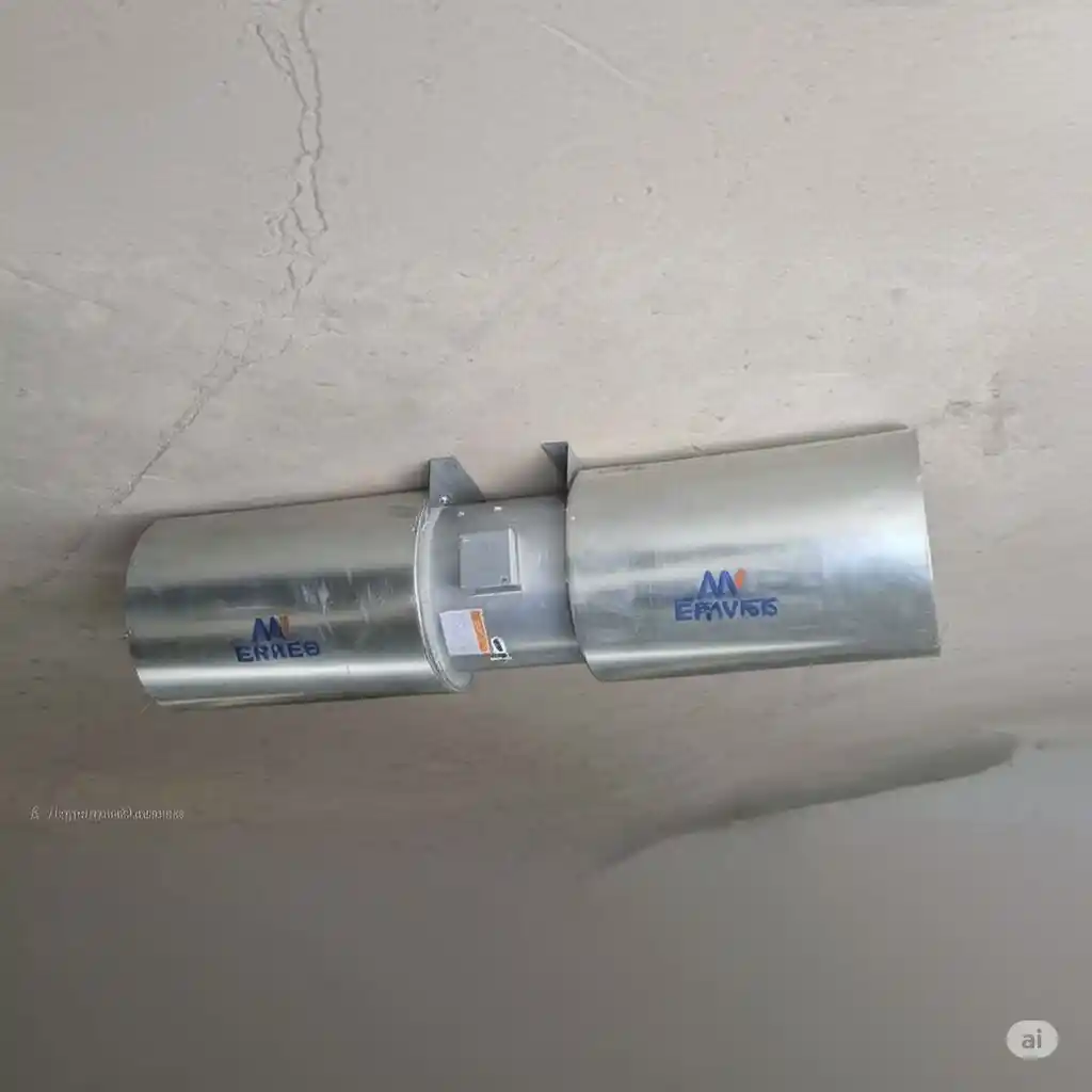 Jet fan installation in a parking garage in Mumbai