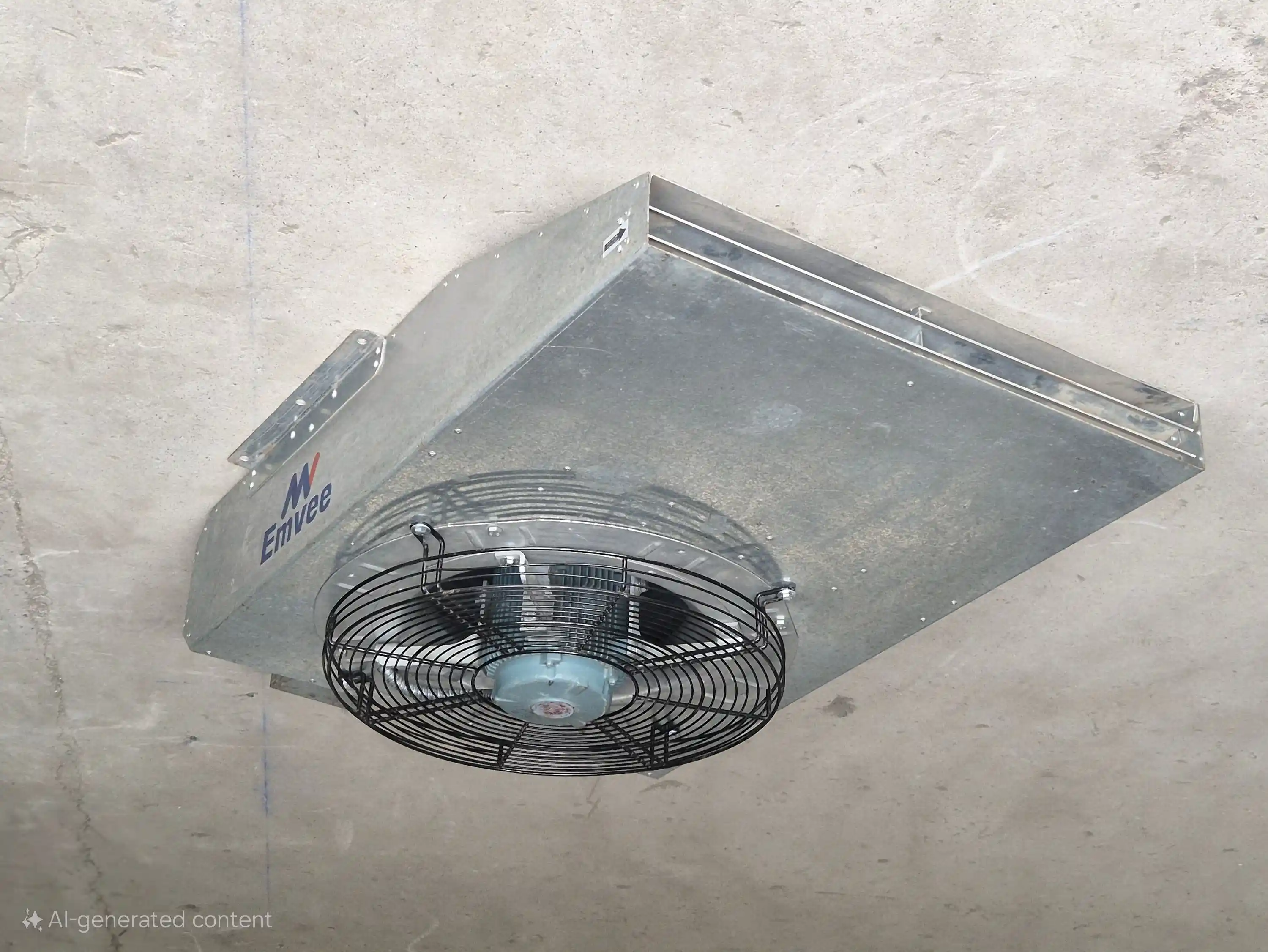 Centrifugal type jet fan side profile